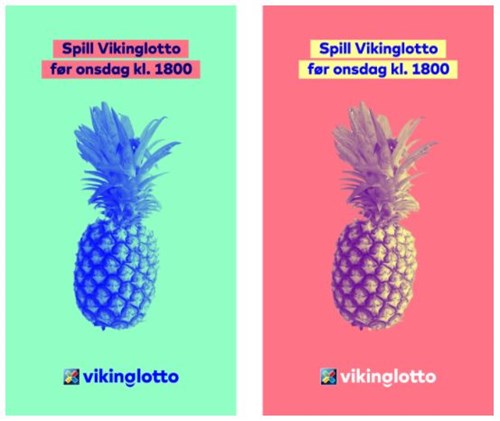 Reklameplakat for Vikinglotto